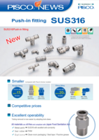 PISCO SUS304 PUSH IN FITTING CATALOG SUS316 SERIES: PUSH-IN FITTINGS